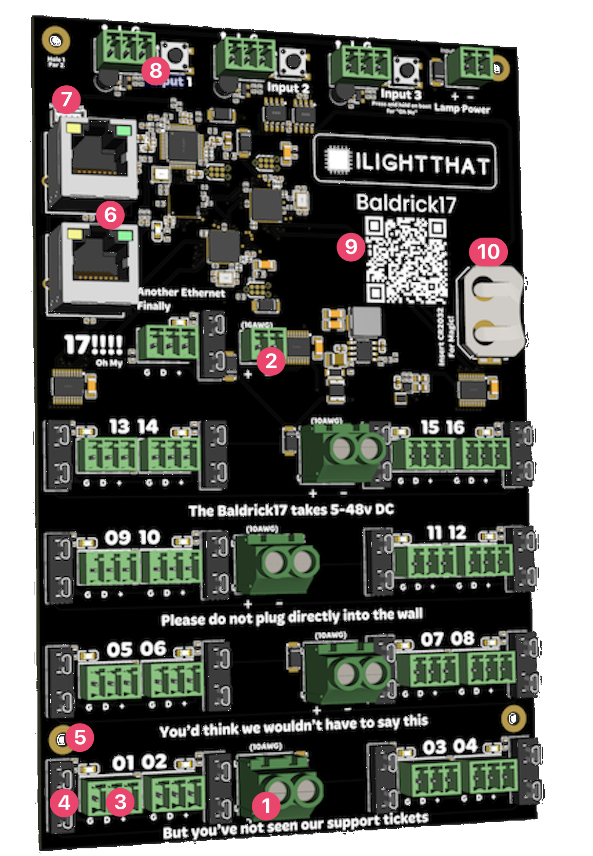 Baldrick17 Board Overview