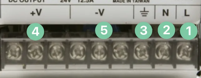 Meanwell Power Supply Diagram