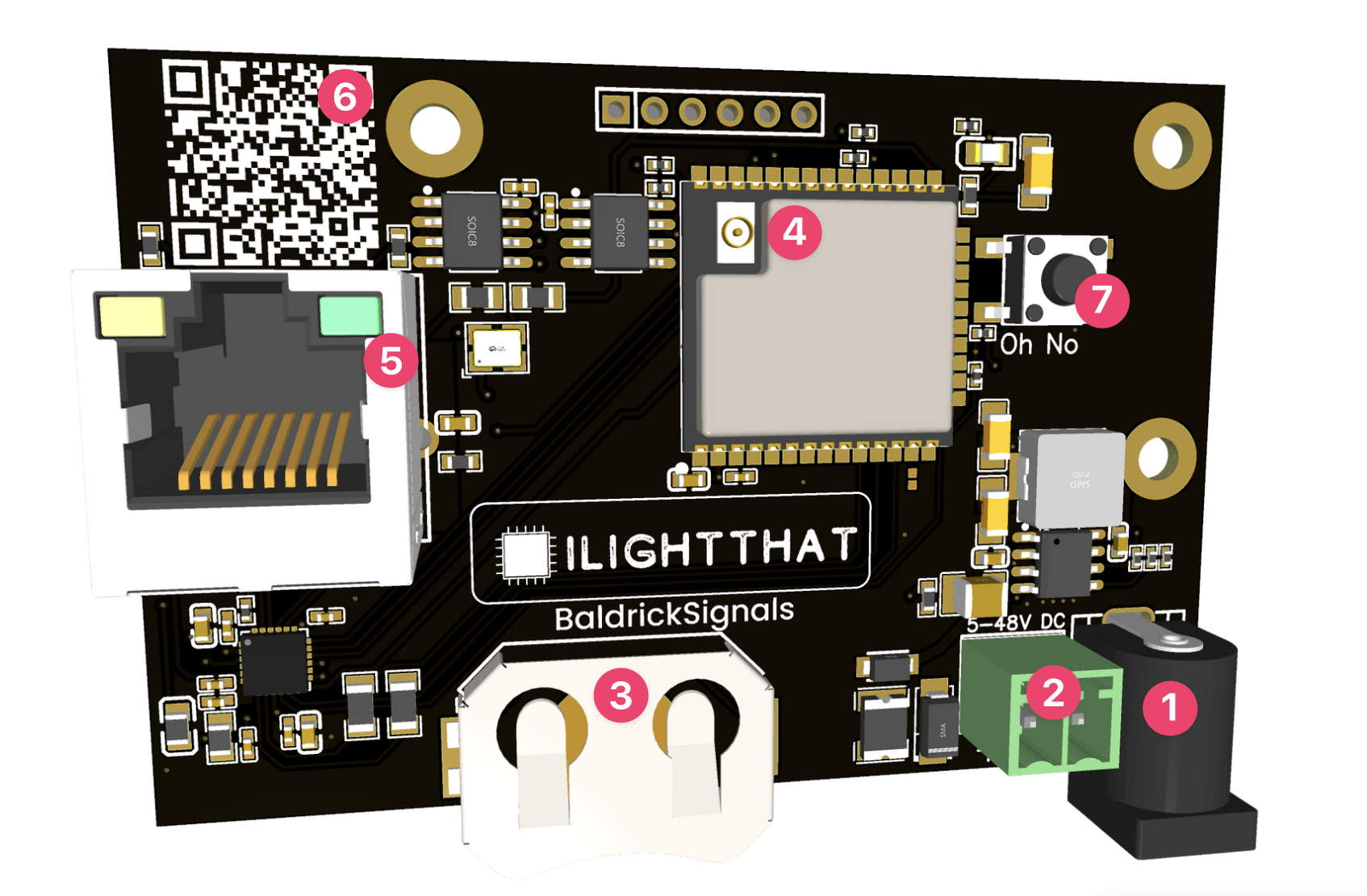 BaldrickSignals v1.1 Board Overview