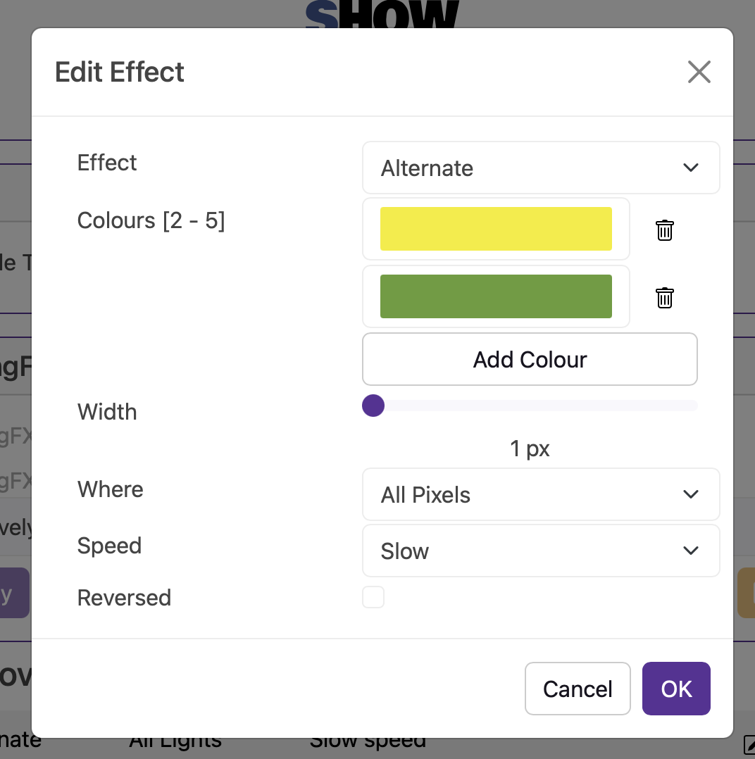 Alternate Effect