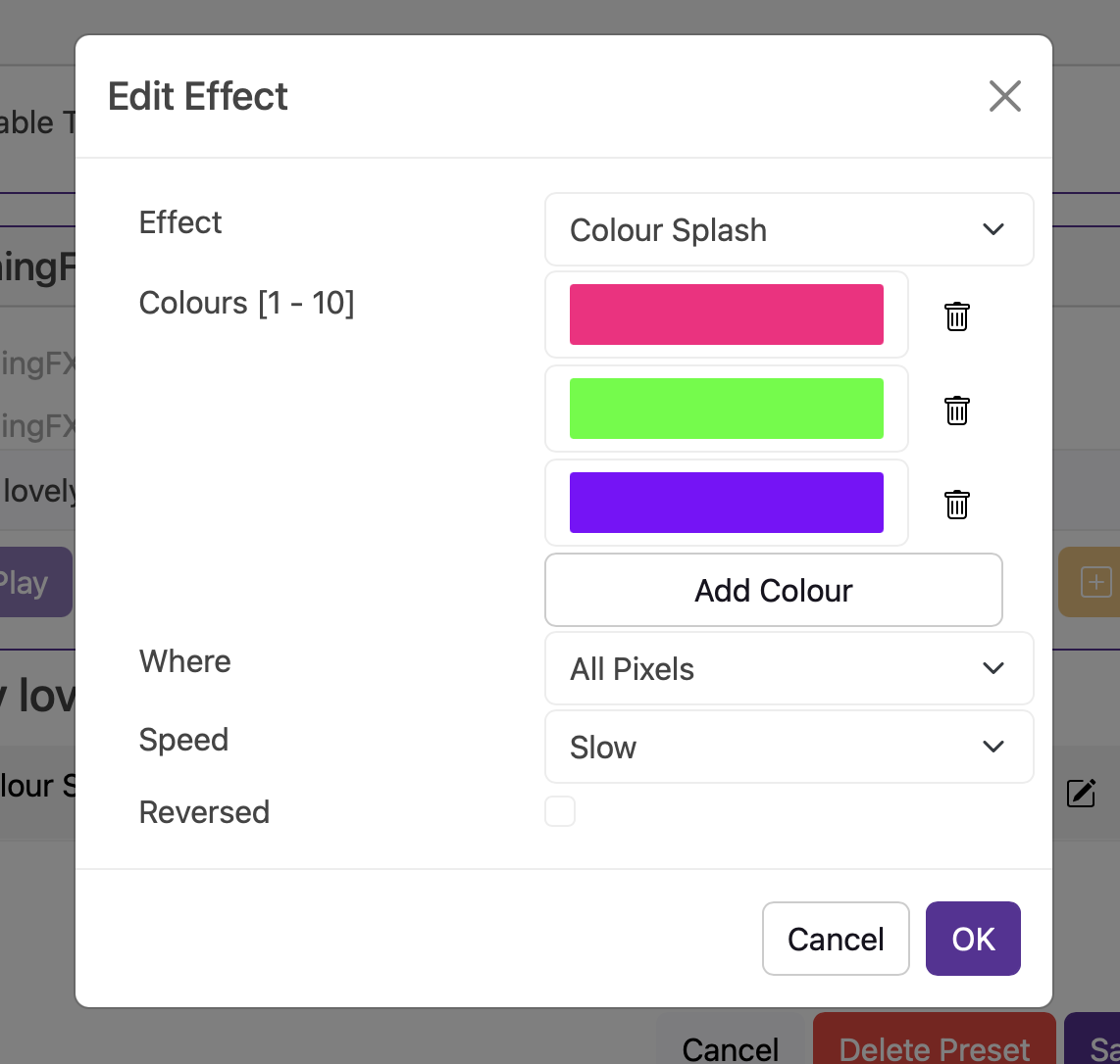Colour Splash Effect