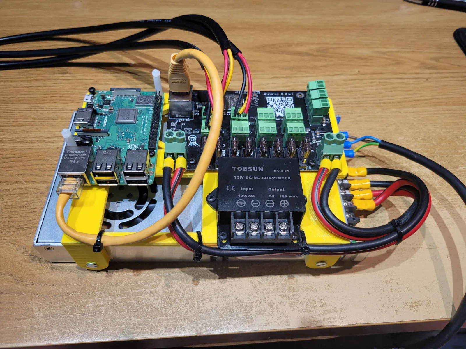 Baldrick Mount Pi and Buck Converter